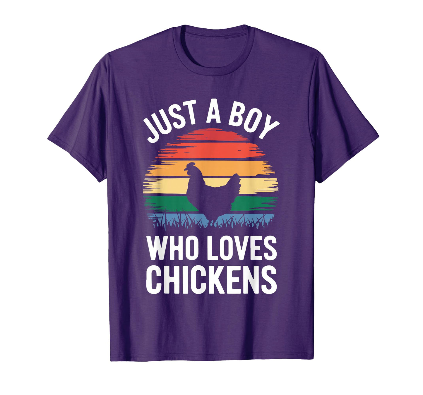Just A Boy Who Loves Chickens Shirt Kids Toddler Boy Chicken T-Shirt