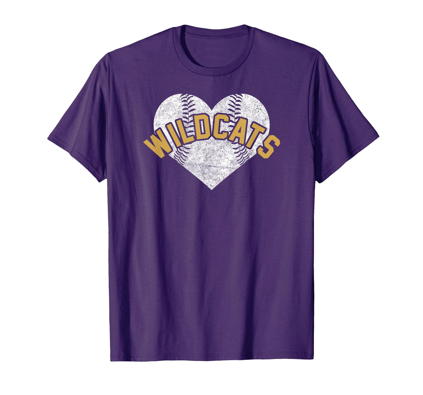 Wildcats Baseball Softball High School Team Mascot Mom T-Shirt