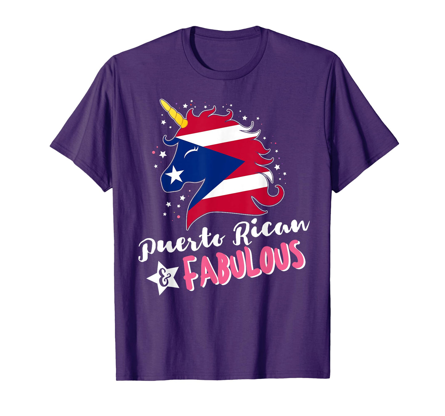Puerto Rican Unicorn Puerto Rico Flag T-Shirt