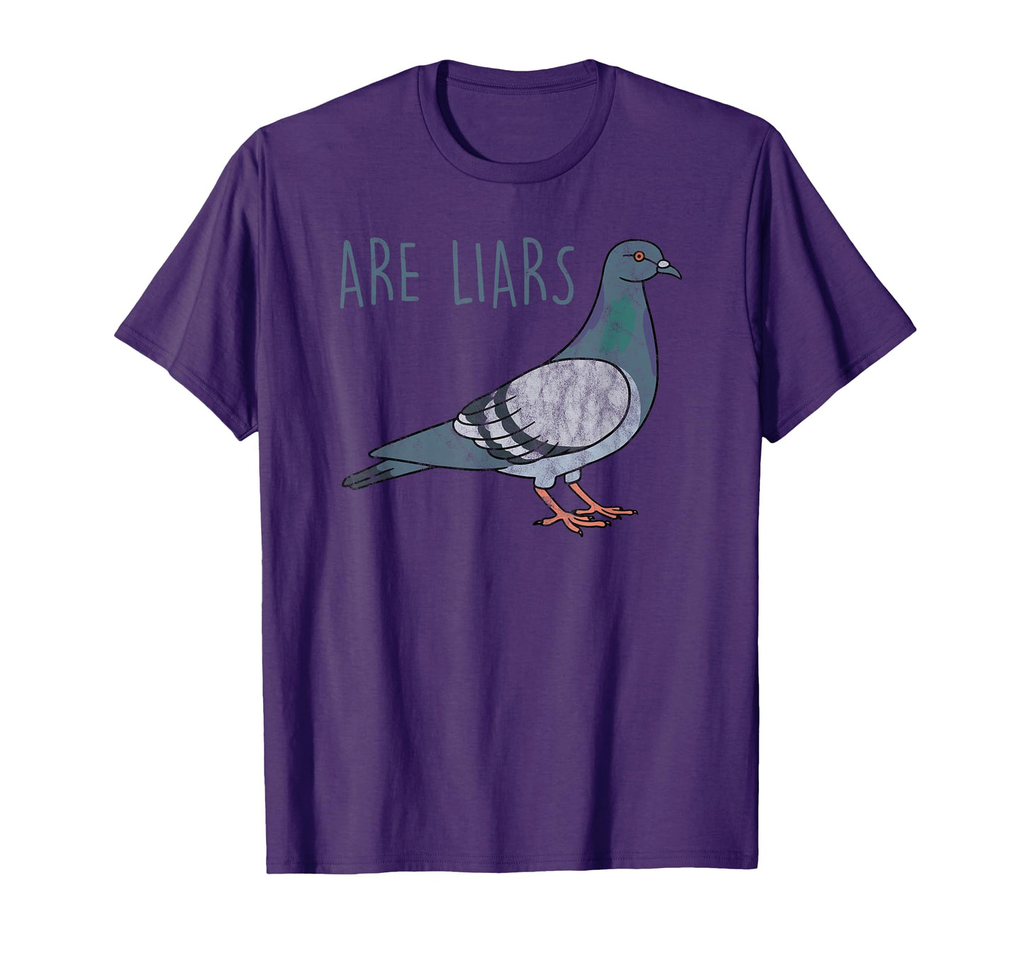 Pigeons Are Liars Aren't Real Spies Birds Pun Gift T-Shirt