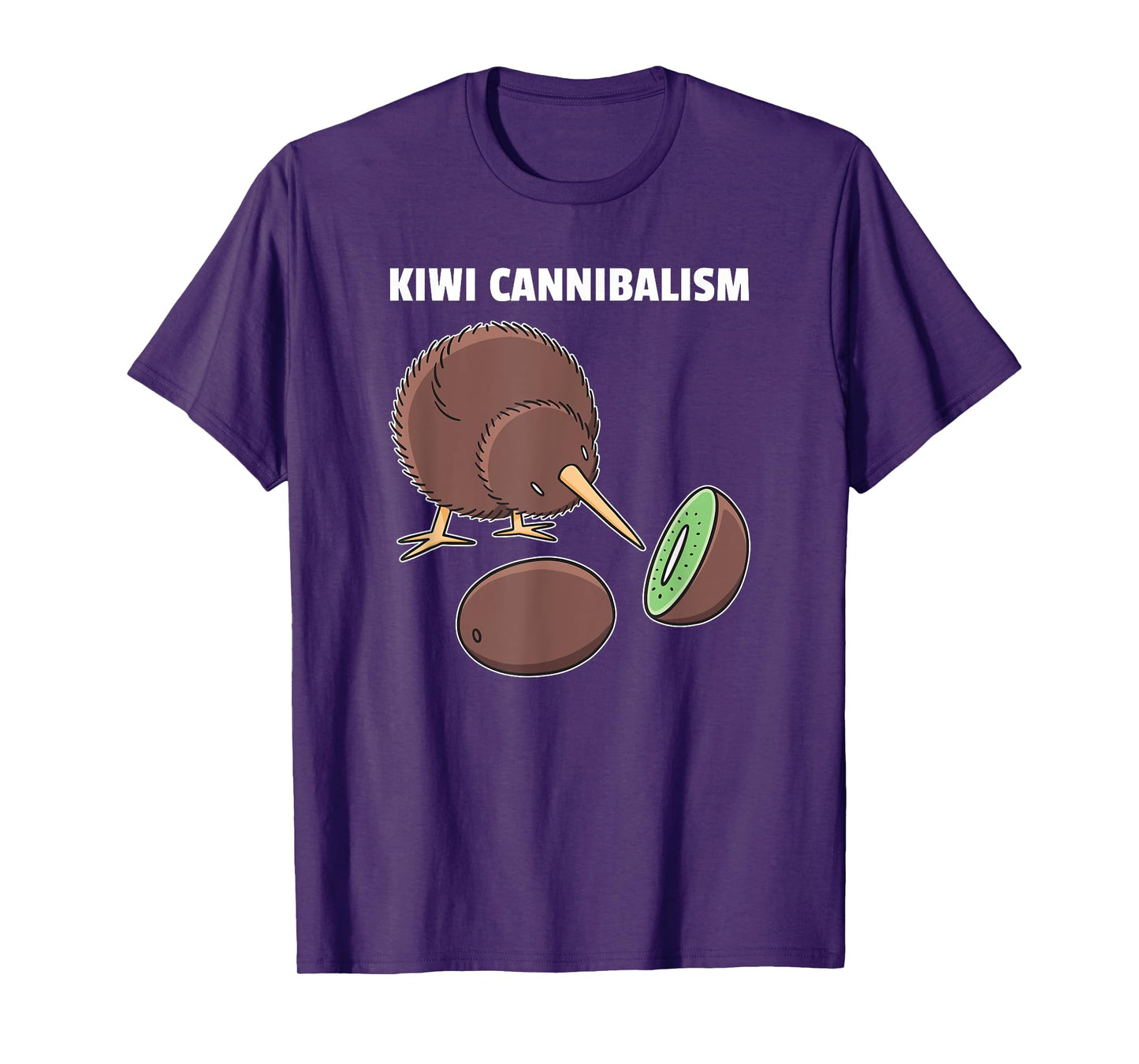 Kiwi Cannibalism Funny Kiwi Pun T-Shirt