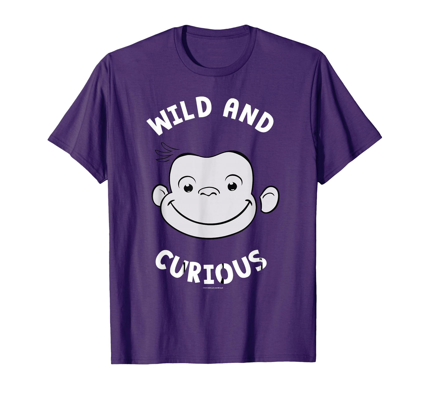 Curious George Wild and Curious Big Face T-Shirt