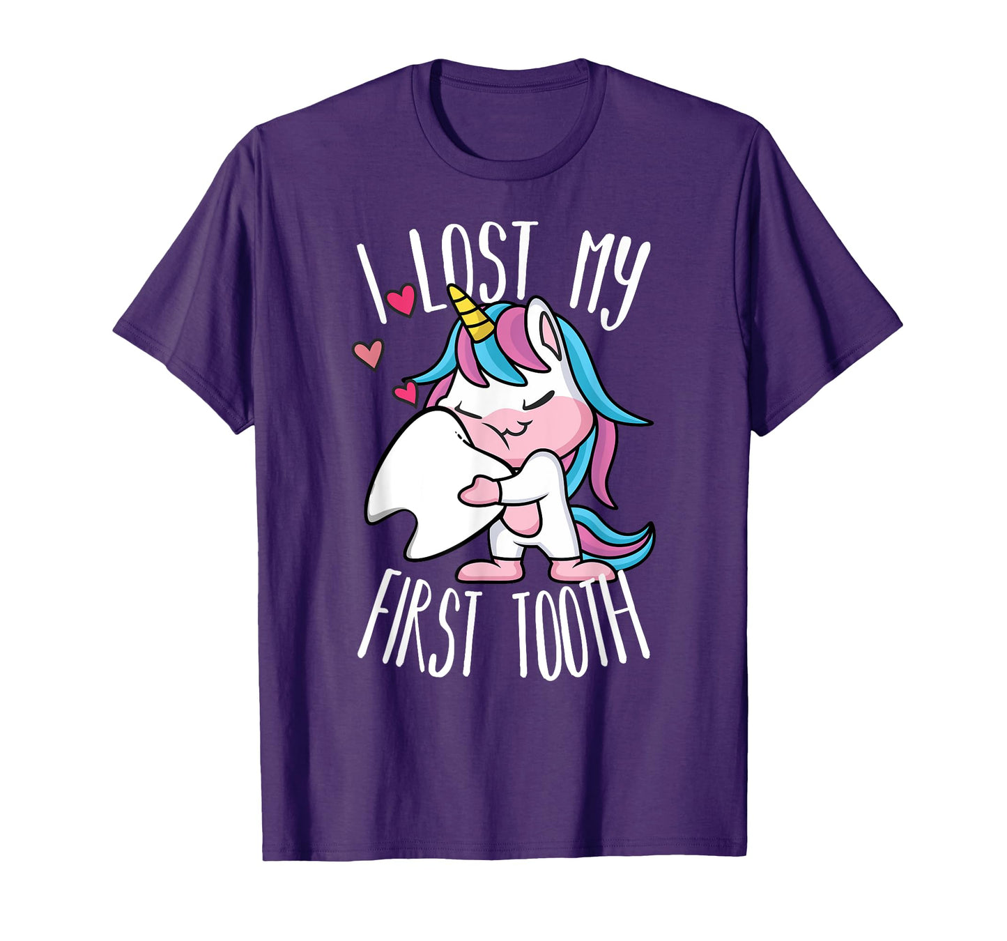 Funny Tooth Fairy - Cute Unicorn I Lost My First Tooth T-Shirt
