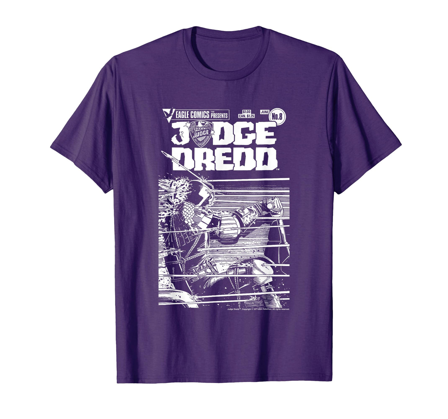 Eagle Comics Judge Dredd Lawmaster No.8 2000 AD T-Shirt