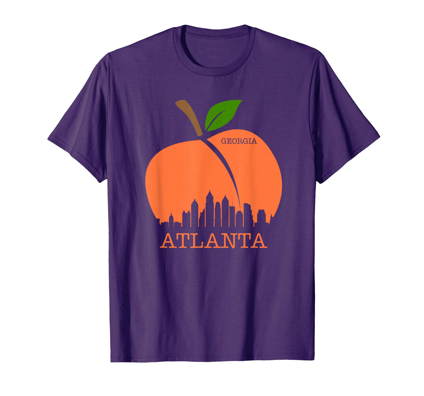 Atlanta Georgia Peach Skyline T-Shirt