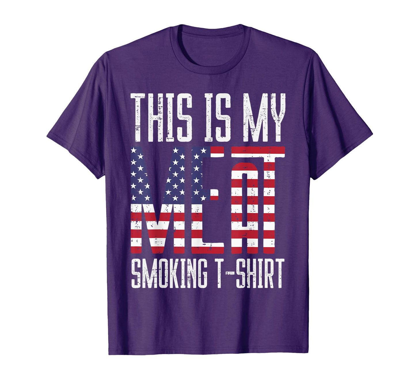 My Meat Grill Shirt US Flag Bbq Barbecue Patriot Men Women T-Shirt