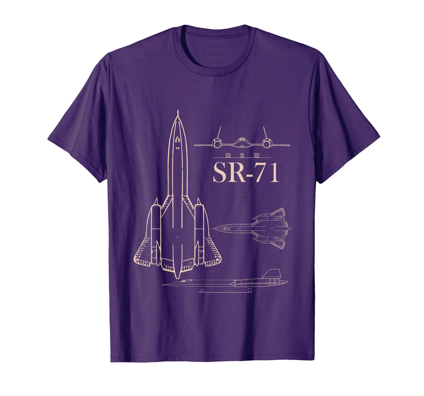 Military Jet SR-71 Blackbird Pilot Airman T-Shirt T-Shirt