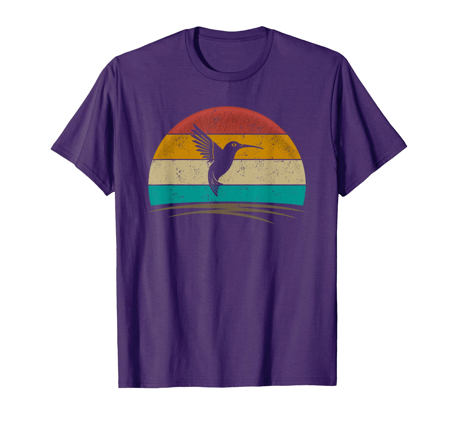 Retro Hummingbird Shirt Bird Watching Bird Hummingbird Lover T-Shirt