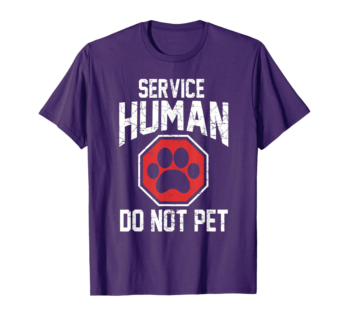 Dog service-human do not pet T-Shirt