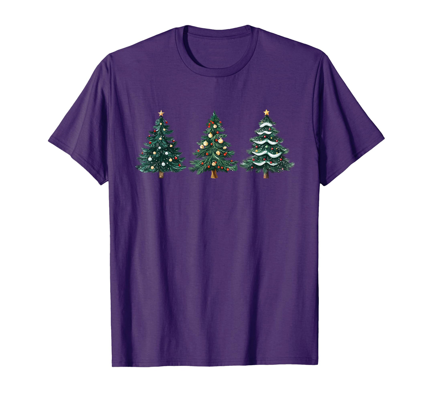 ChristmasTreeXmasCo. Christmas Tree Xmas Graphic Unisex-Adults, Unisex-Kids T-Shirt - Black, Small, Short Sleeve
