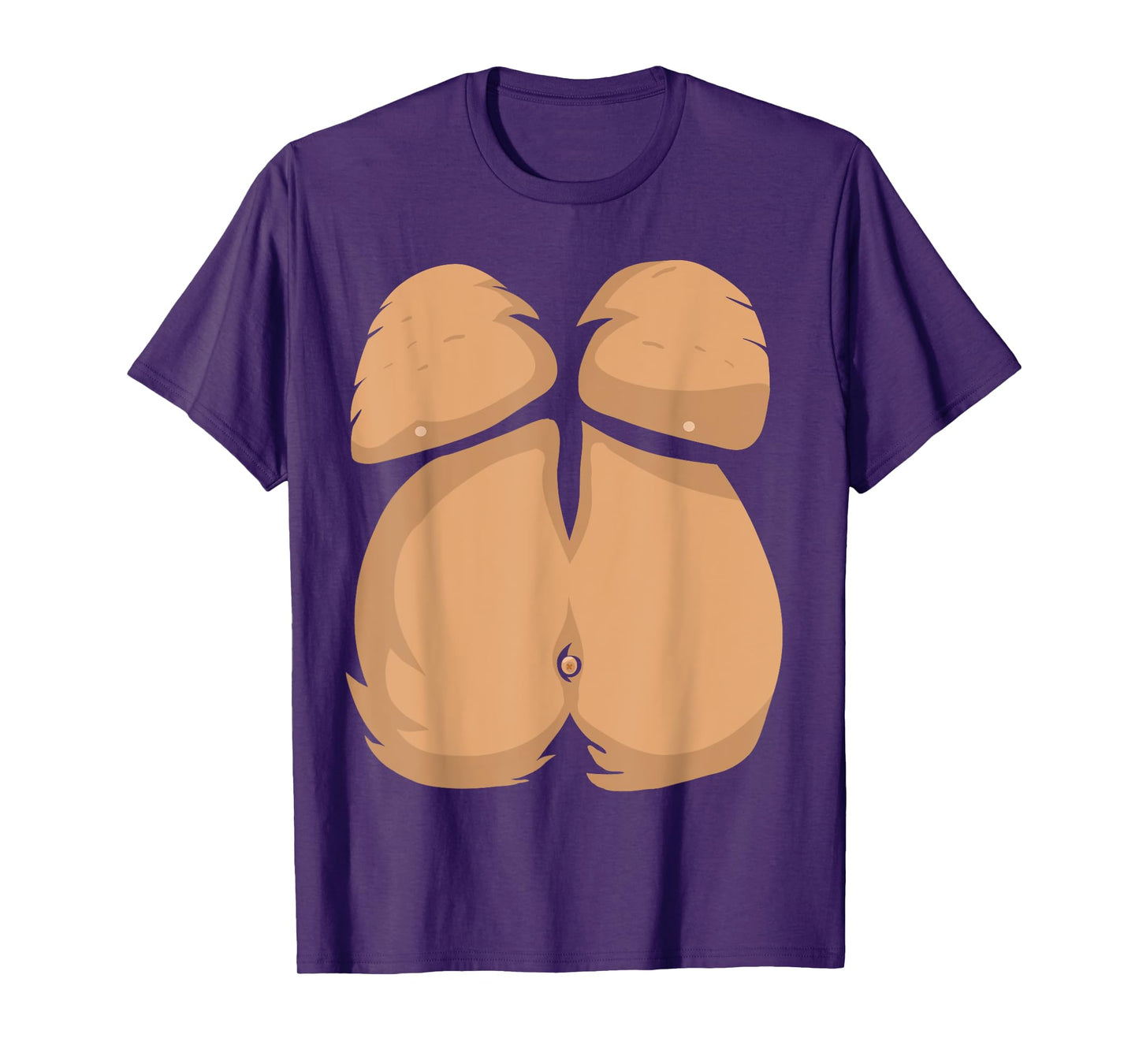 Monkey Costume Easy Lazy Halloween For Boys Men T-Shirt