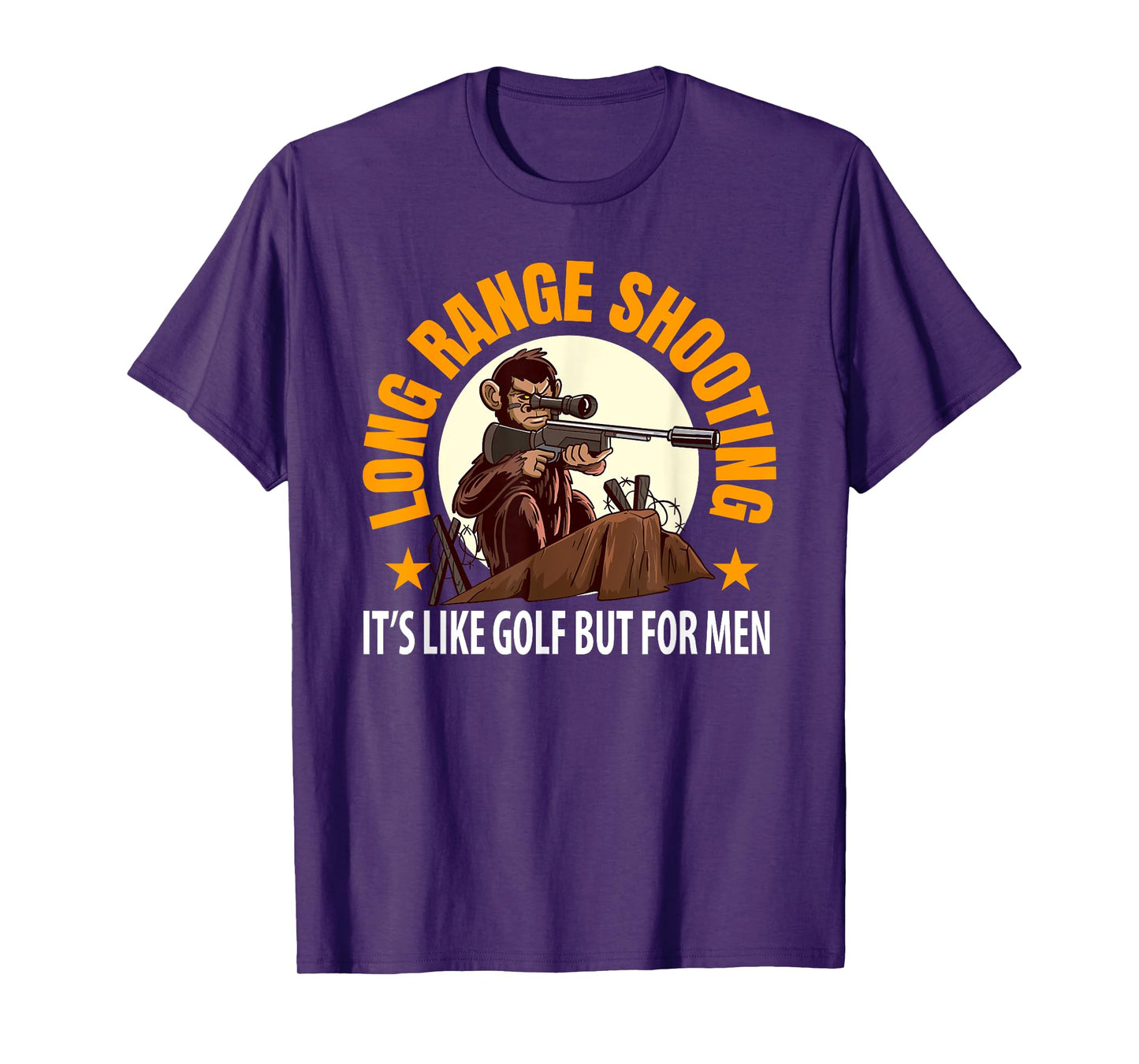 Long Range Shooting Its Like Golf But For Men T-Shirt