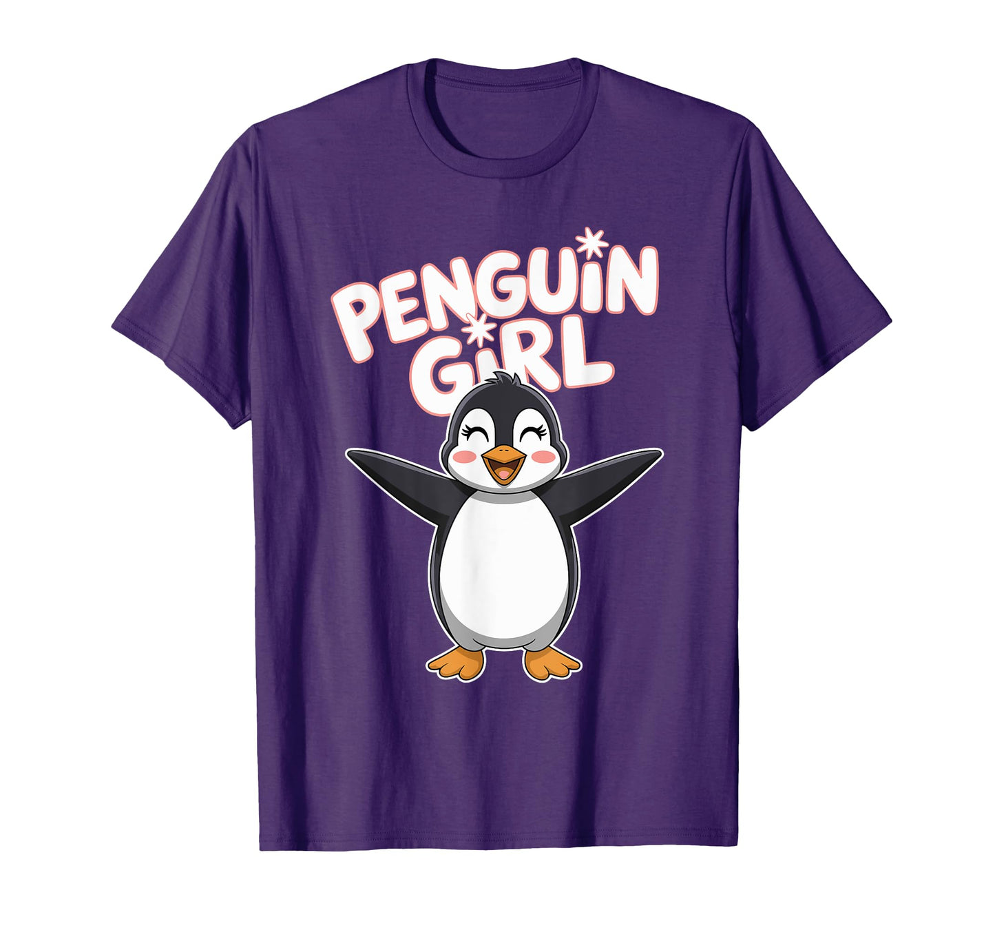 Penguin Girl | Womens Penguin Apparel | Kids Girls Penguin T-Shirt