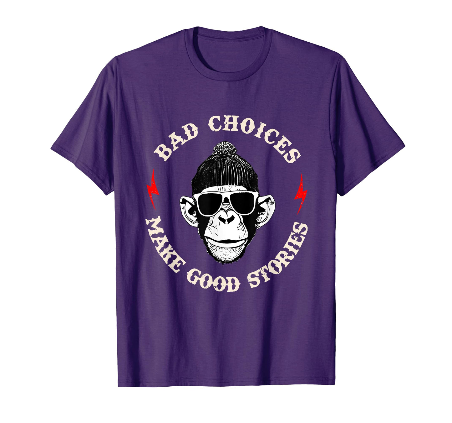 Monkey Bad Choices Make Good Stories T-Shirt