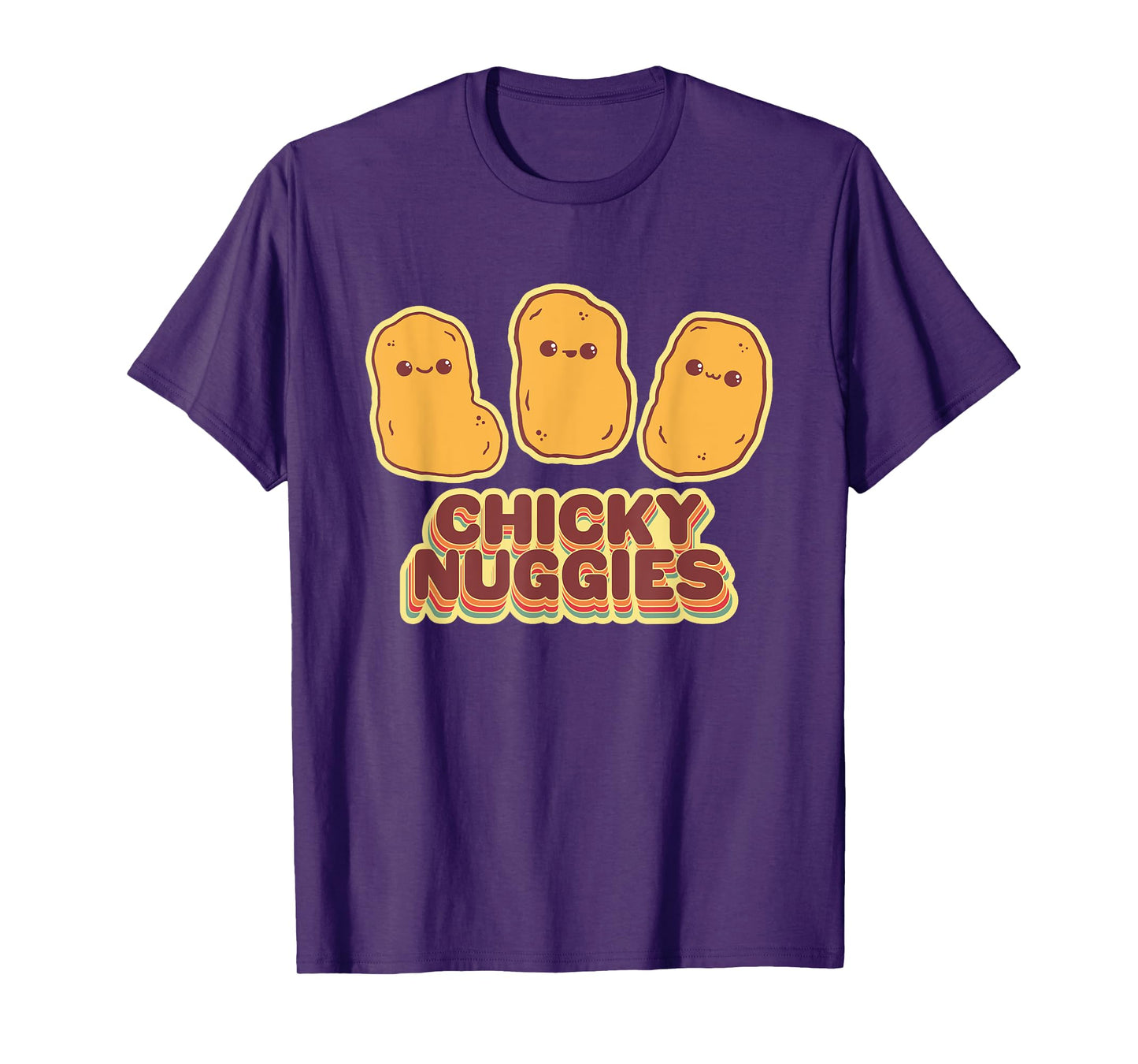 Chicky Nuggies Cute Retro Kawaii Chicken Nuggets Nuggs Meme T-Shirt