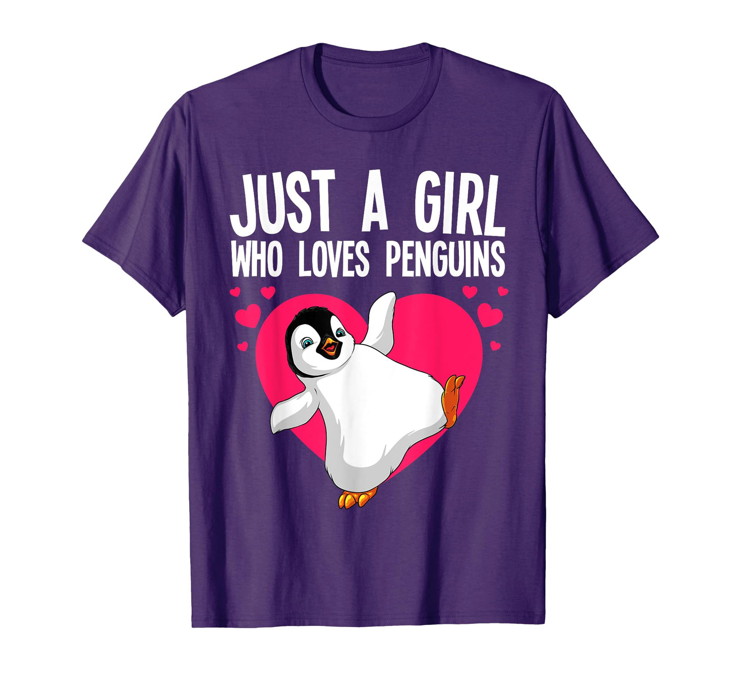 Funny Penguin Design For Women Girls Kids Aquatic Bird Lover T-Shirt
