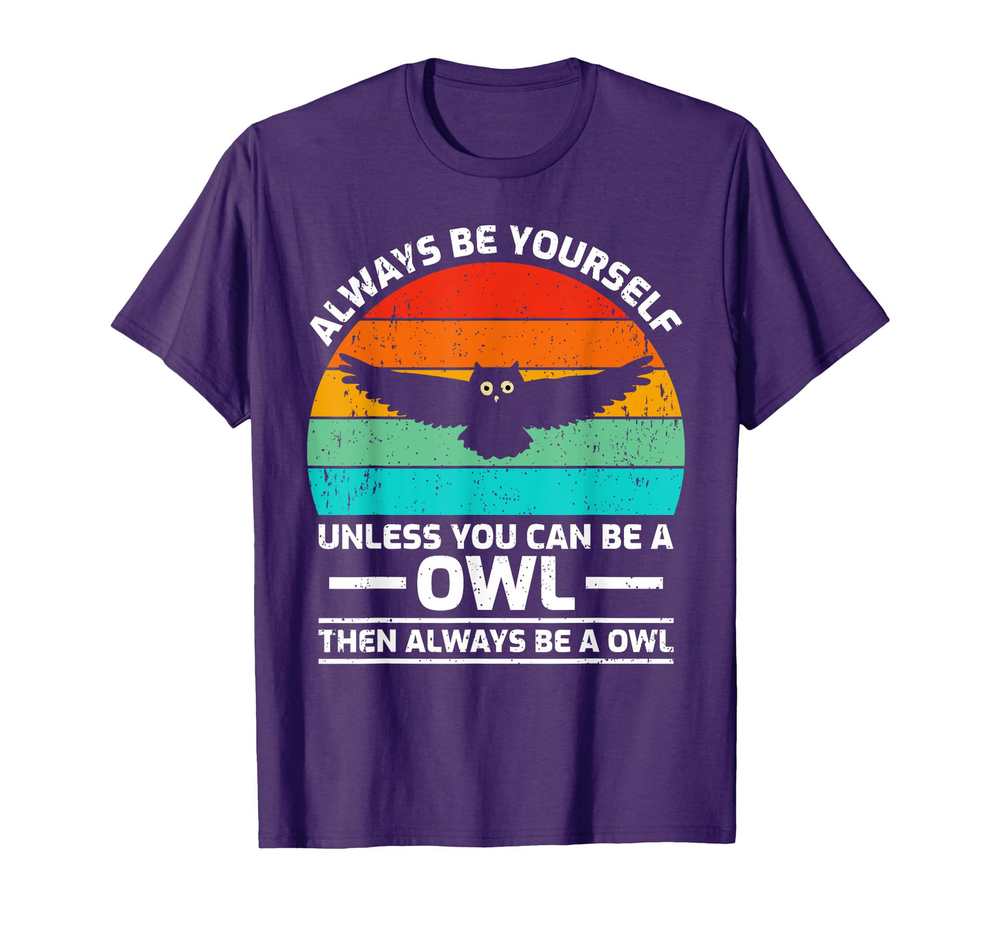 Vintage Owl Bird Lover Retro Cute Owl T-Shirt