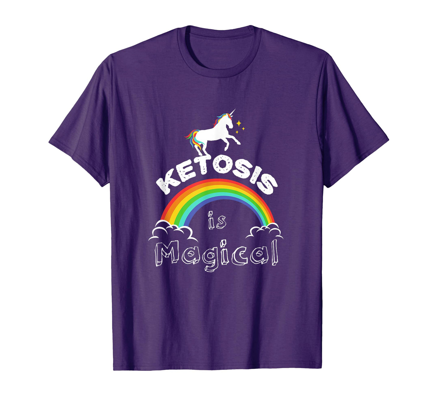 Keto T Shirt "Ketosis is Magical" Unicorn shirts Men Women T-Shirt