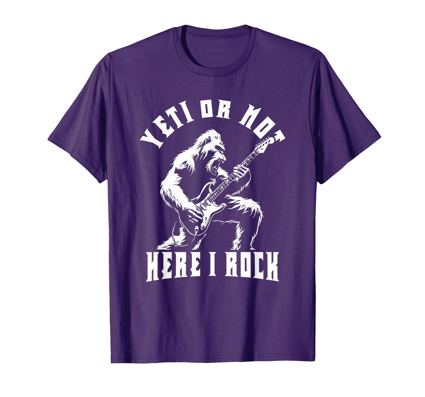Funny Rock And Roll Bigfoot T-Shirt