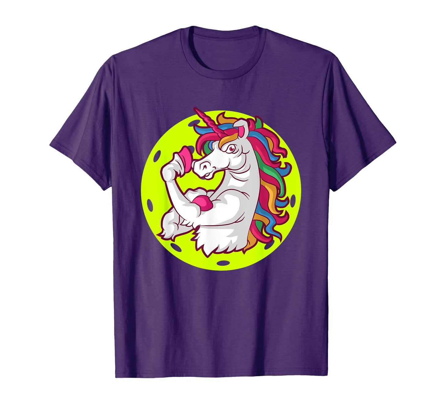 Unicorn Pickleball Doubles Partner Team T-Shirt