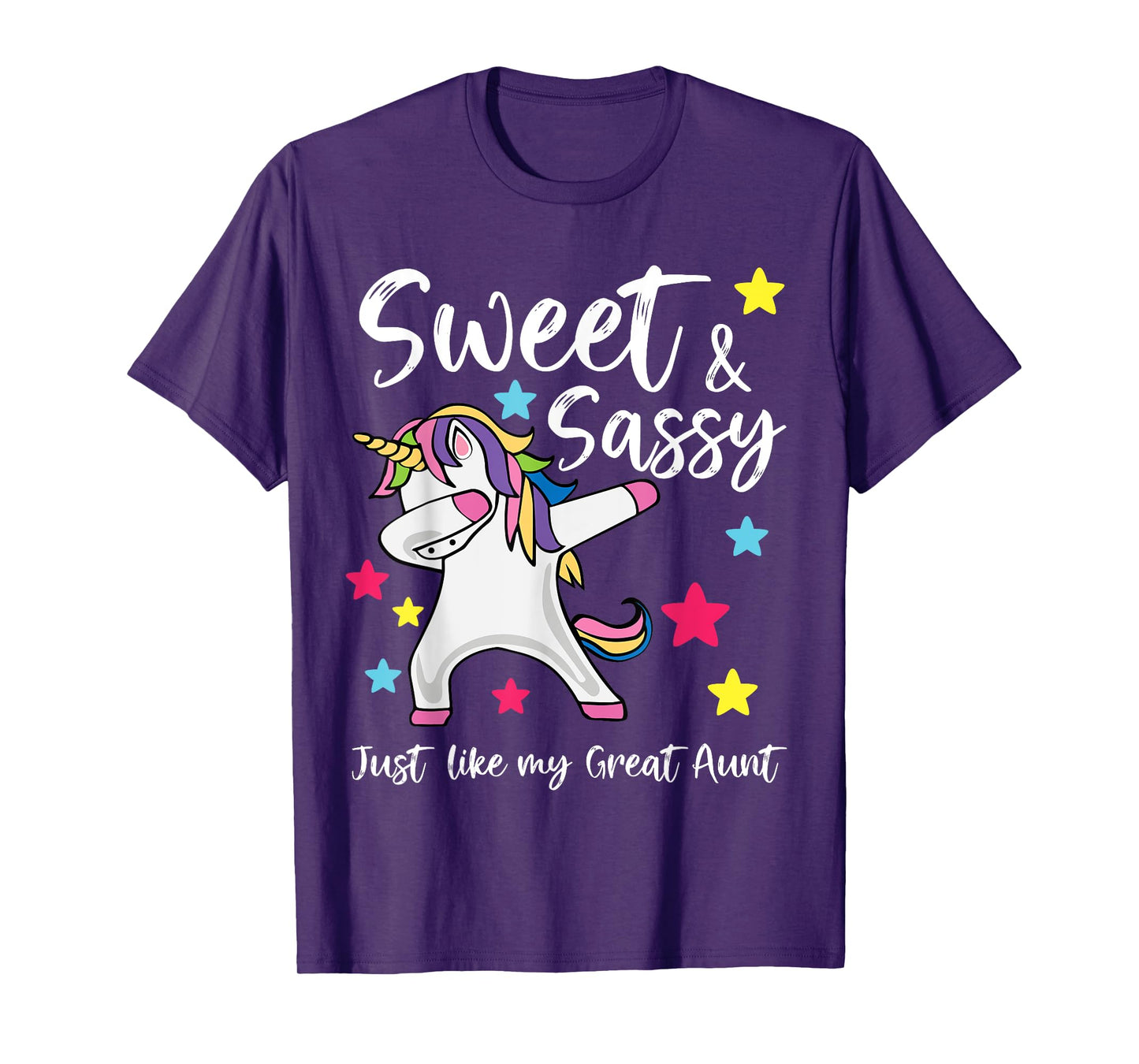 Sweet and Sassy Just Like My Great Aunt Matching Aunt Niece T-Shirt