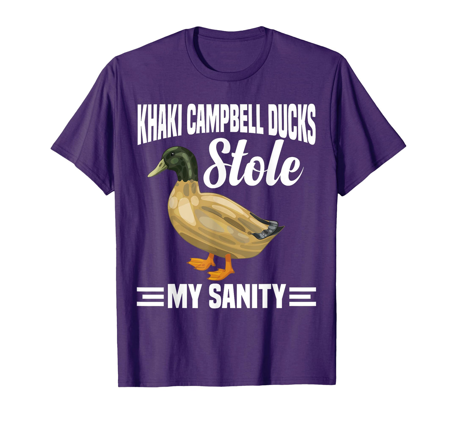 Khaki Duck Lover Campbell Duck Necklace Toys Khaki Ducks T-Shirt