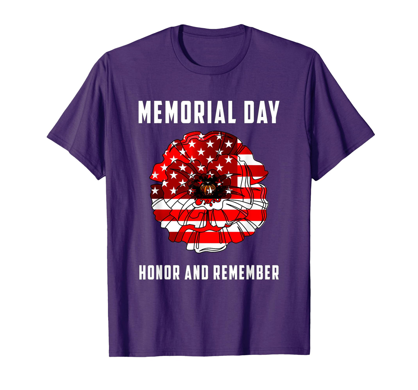 Veterans Day Tshirt Red Poppy Flower USA Memorial Day 2021 T-Shirt