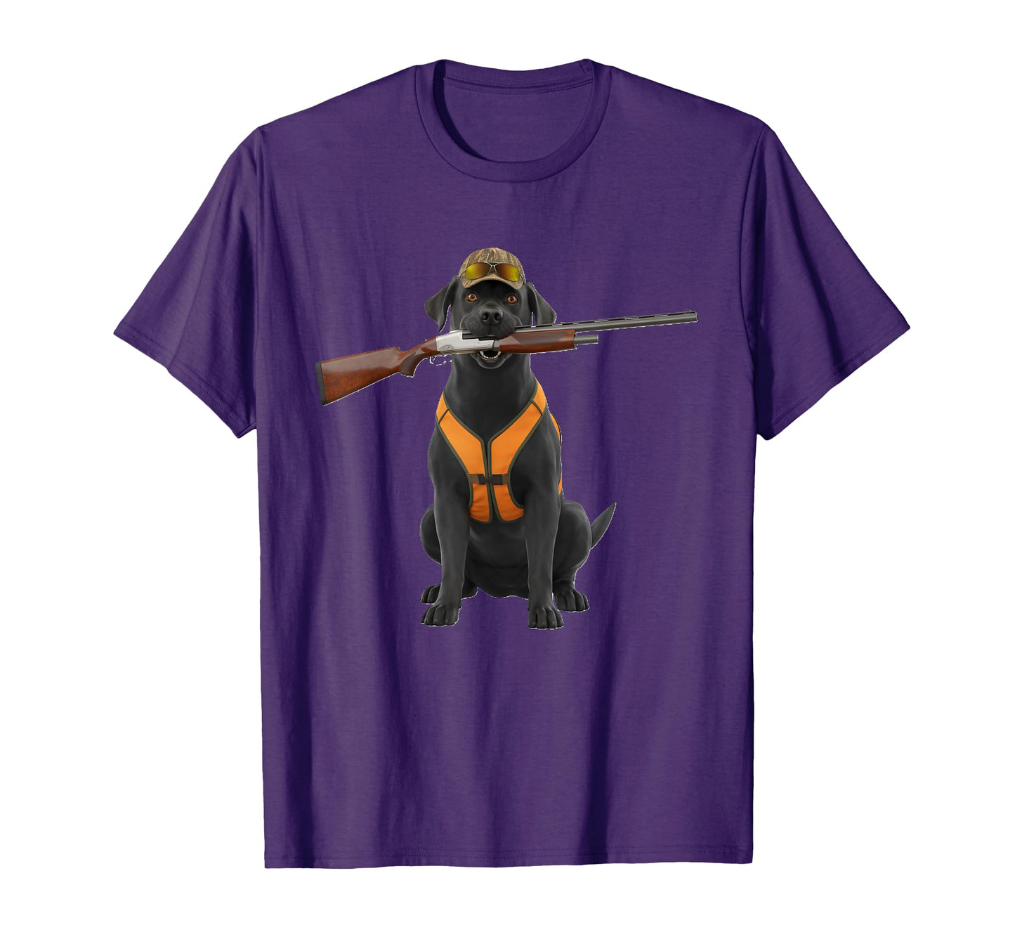 Black Lab, labrador is ready to hunt now! Get R Done! T-Shirt