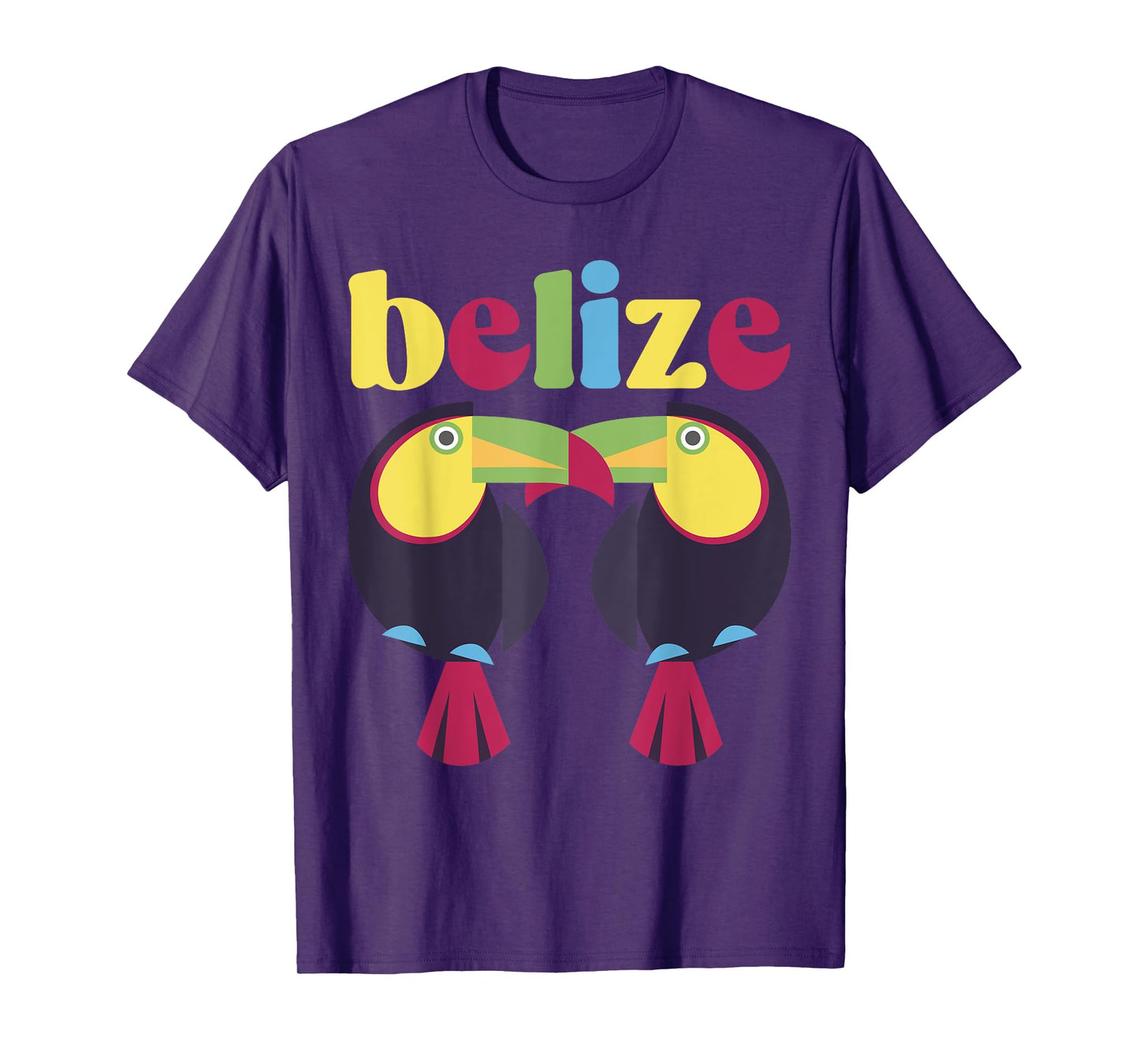 Belize Souvenir Toucan Tropical Birds T-Shirt