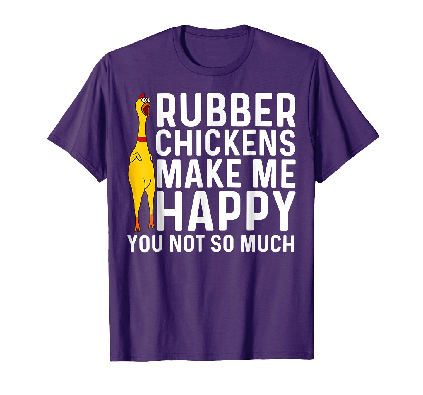 Funny Rubber Chicken Gift Men Women Rubber Chicken Costume T-Shirt