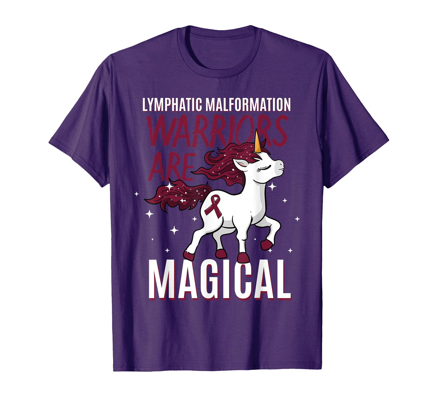 Lymphatic Malformation Awareness Unicorn Lover Lymphangioma T-Shirt