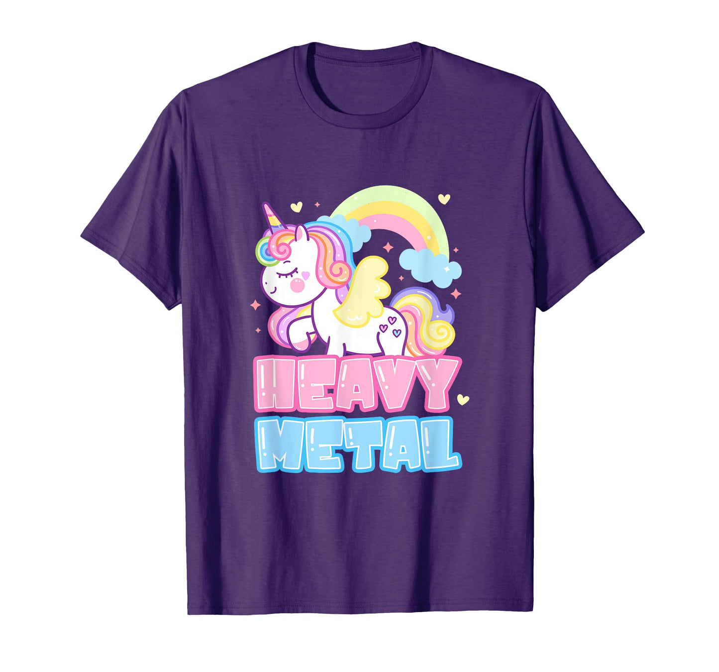 Heavy Metal Unicorn Death Metal Rock Music Punk T-Shirt