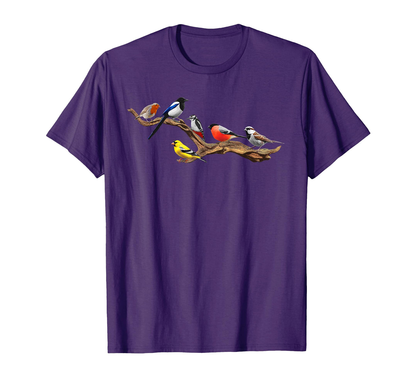 Cool Birds Art For Nerds Men Women Kids Bird Watcher Birding T-Shirt