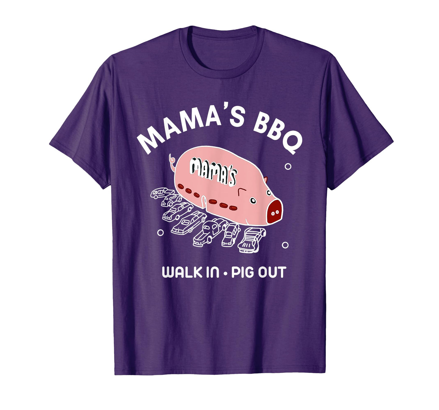 Mama's BBQ Walk In Pig Out Sunny Summer | Paddy's Irish Pub T-Shirt