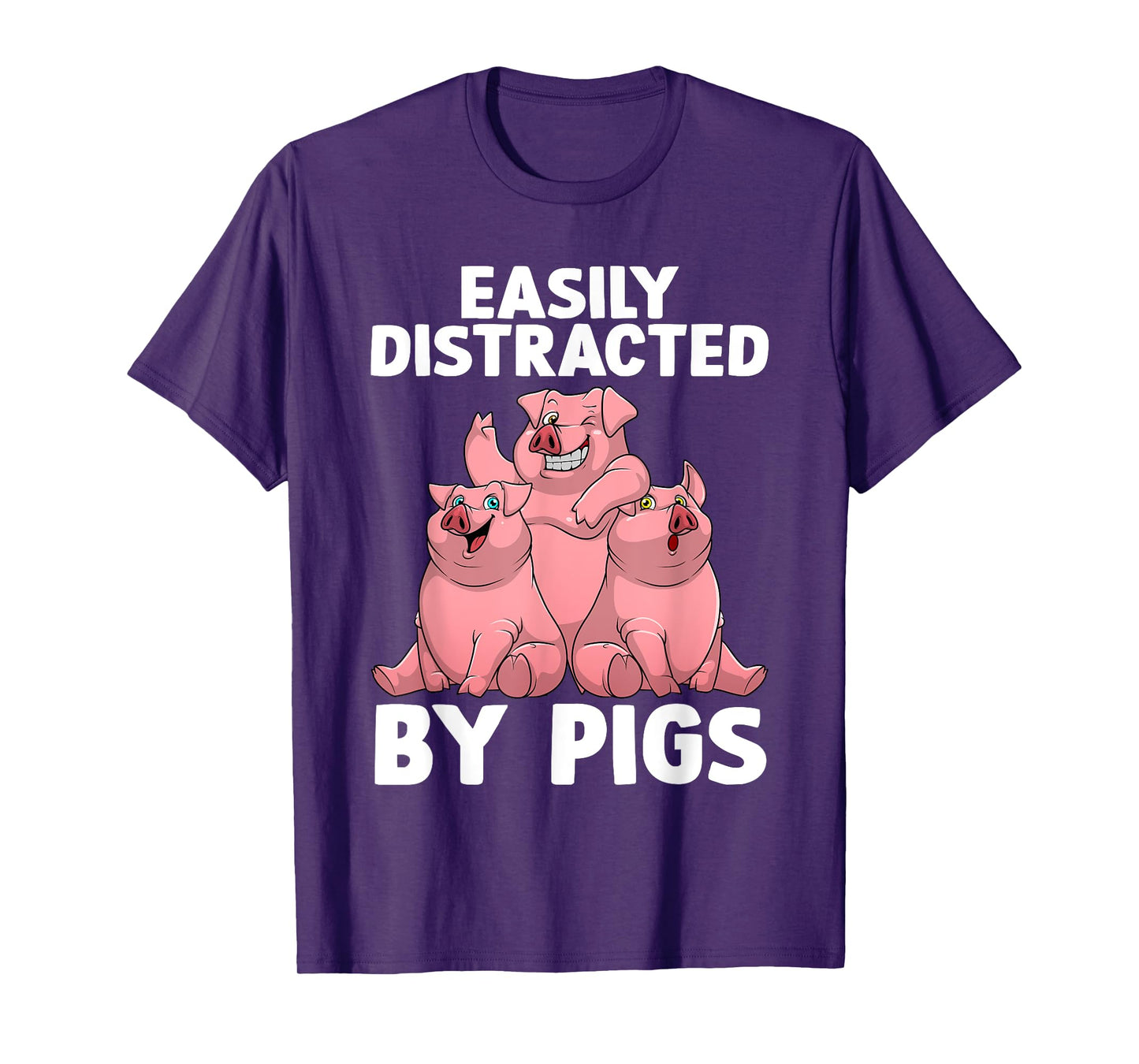 Funny Pig Design For Men Women Kids Farm Animal Pig Lovers T-Shirt
