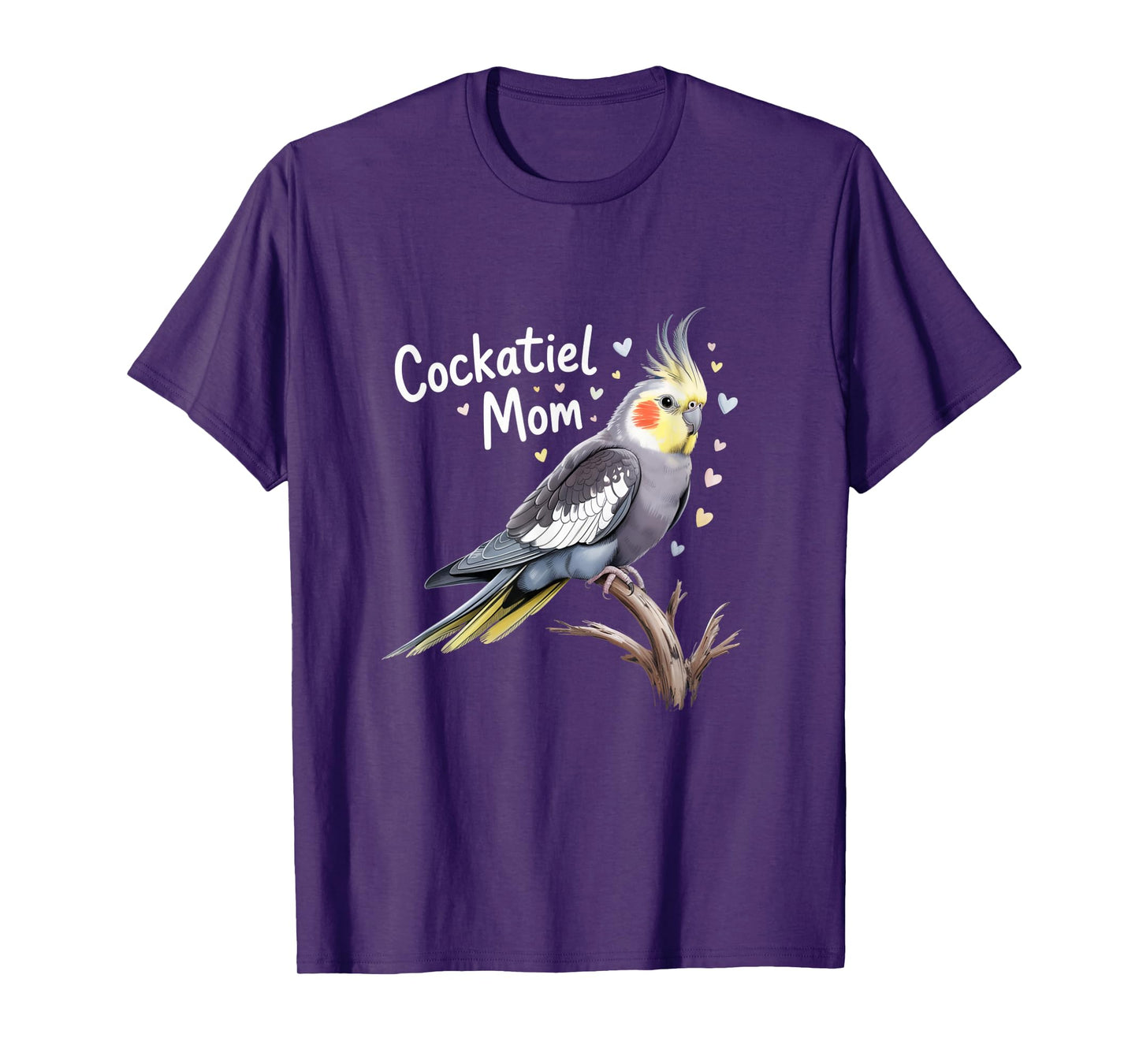 Cockatiel Mom Funny Bird Lover Women T-Shirt