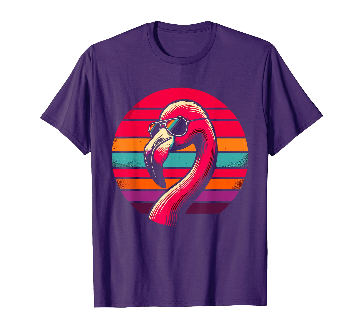 Retro Flamingo with Sunglasses T-Shirt