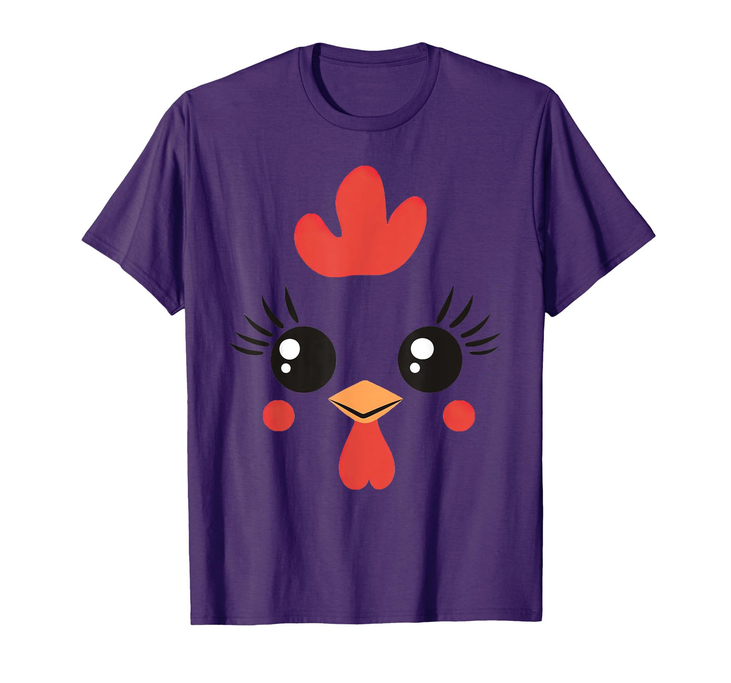 Funny Chicken Face Halloween T-Shirt