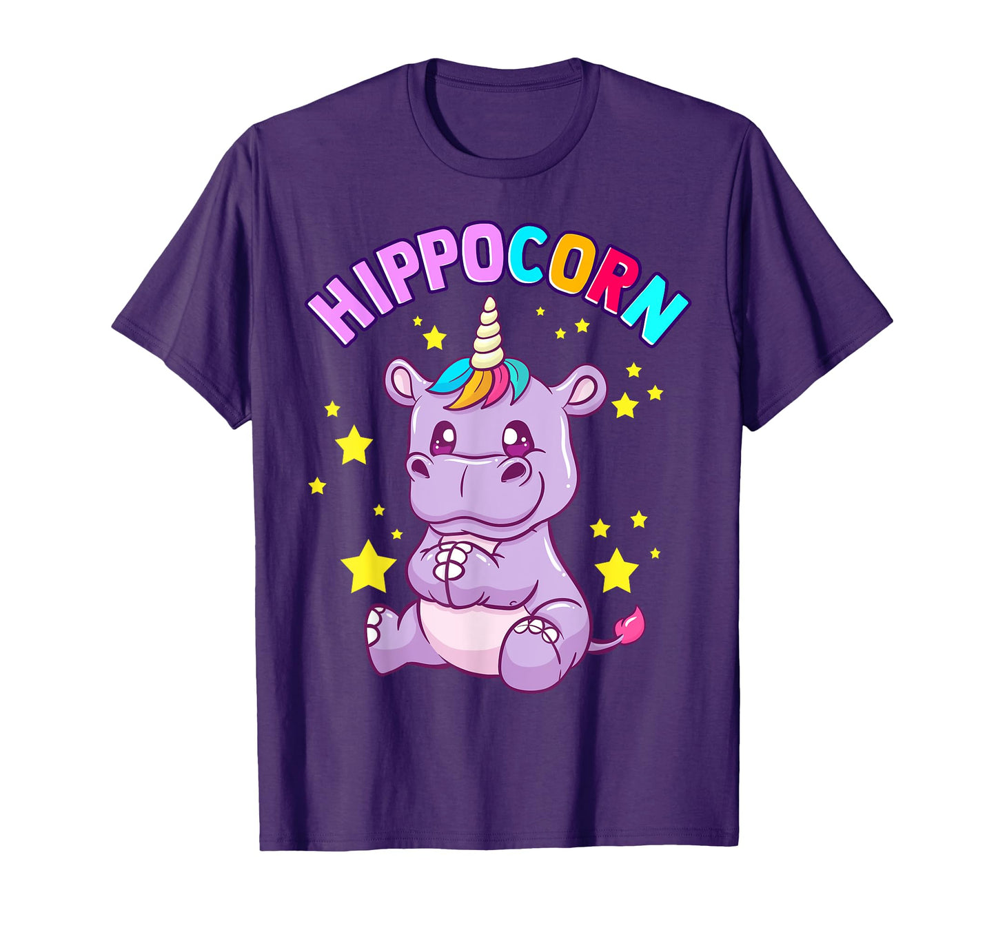 Hippocorn Hippo Unicorn Hippopotamus Magical Squad T-Shirt