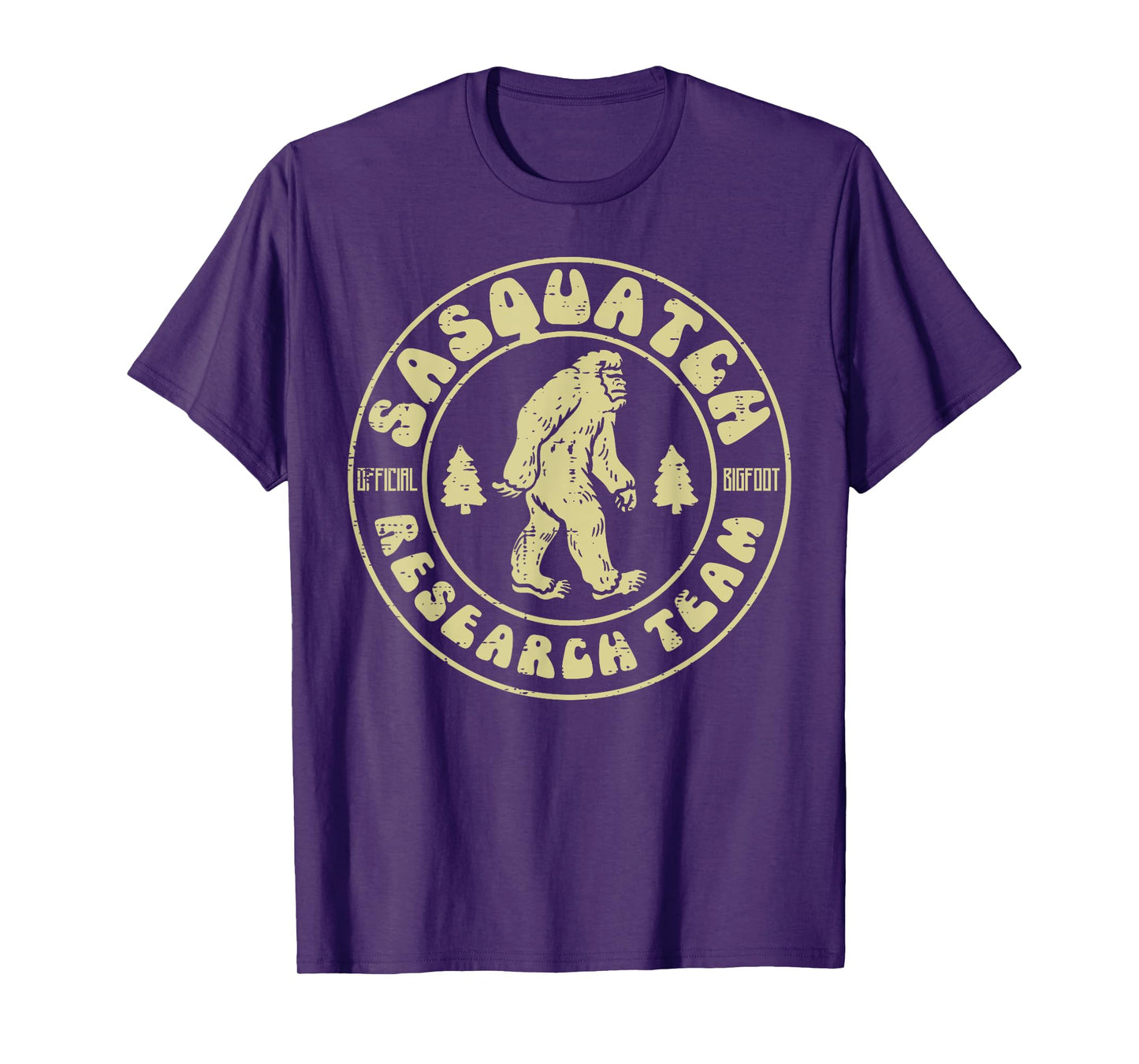 Sasquatch Research Team Funny Bigfoot Yeti Men Women Kids T-Shirt