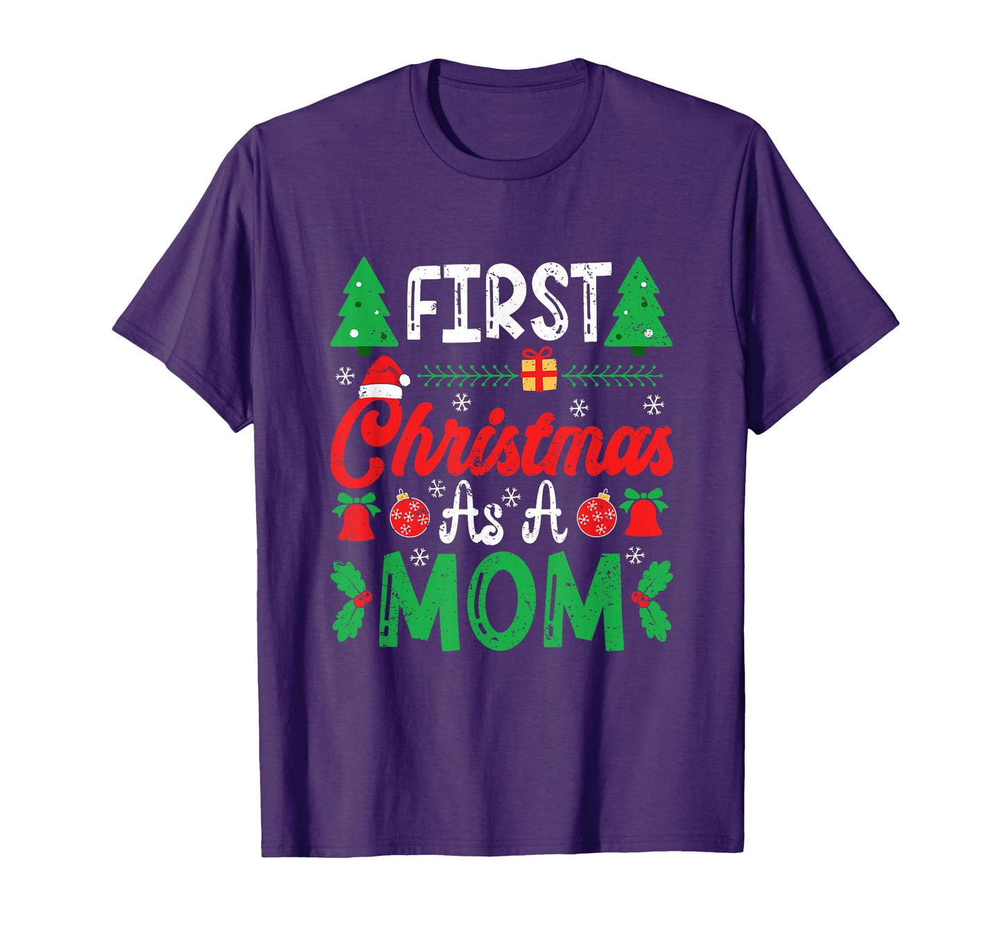 First Christmas as a Mom New Mommy 1st Christmas T-Shirt