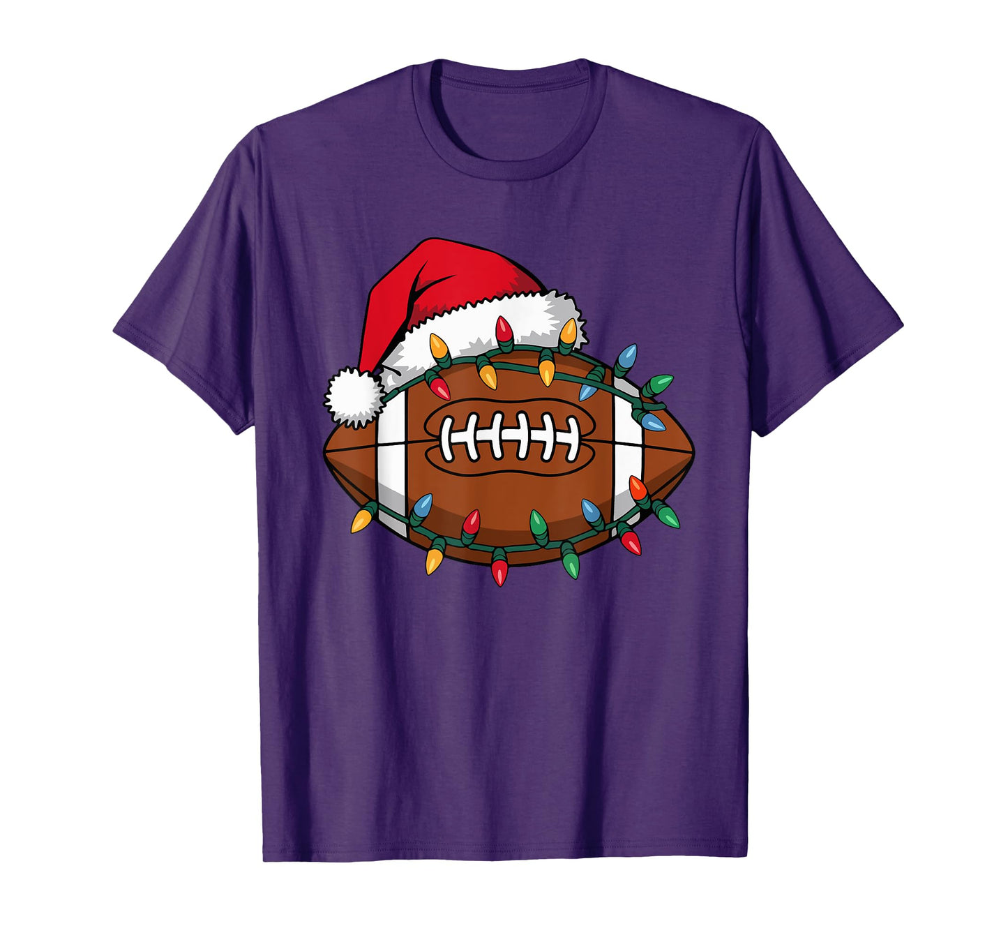 Boys Christmas Football Kids Football Christmas Women Men T-Shirt