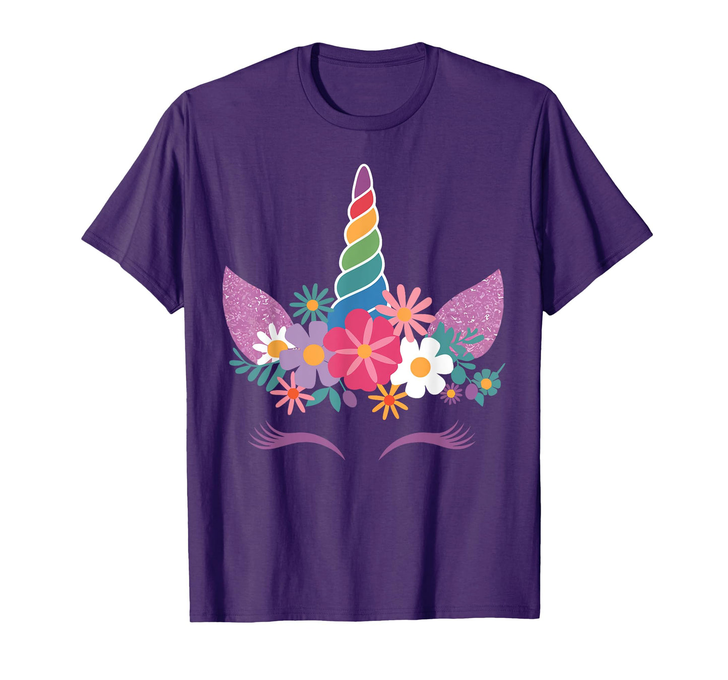 Cute Unicorn Face present for Unicorn Lovers and Dreamers T-Shirt