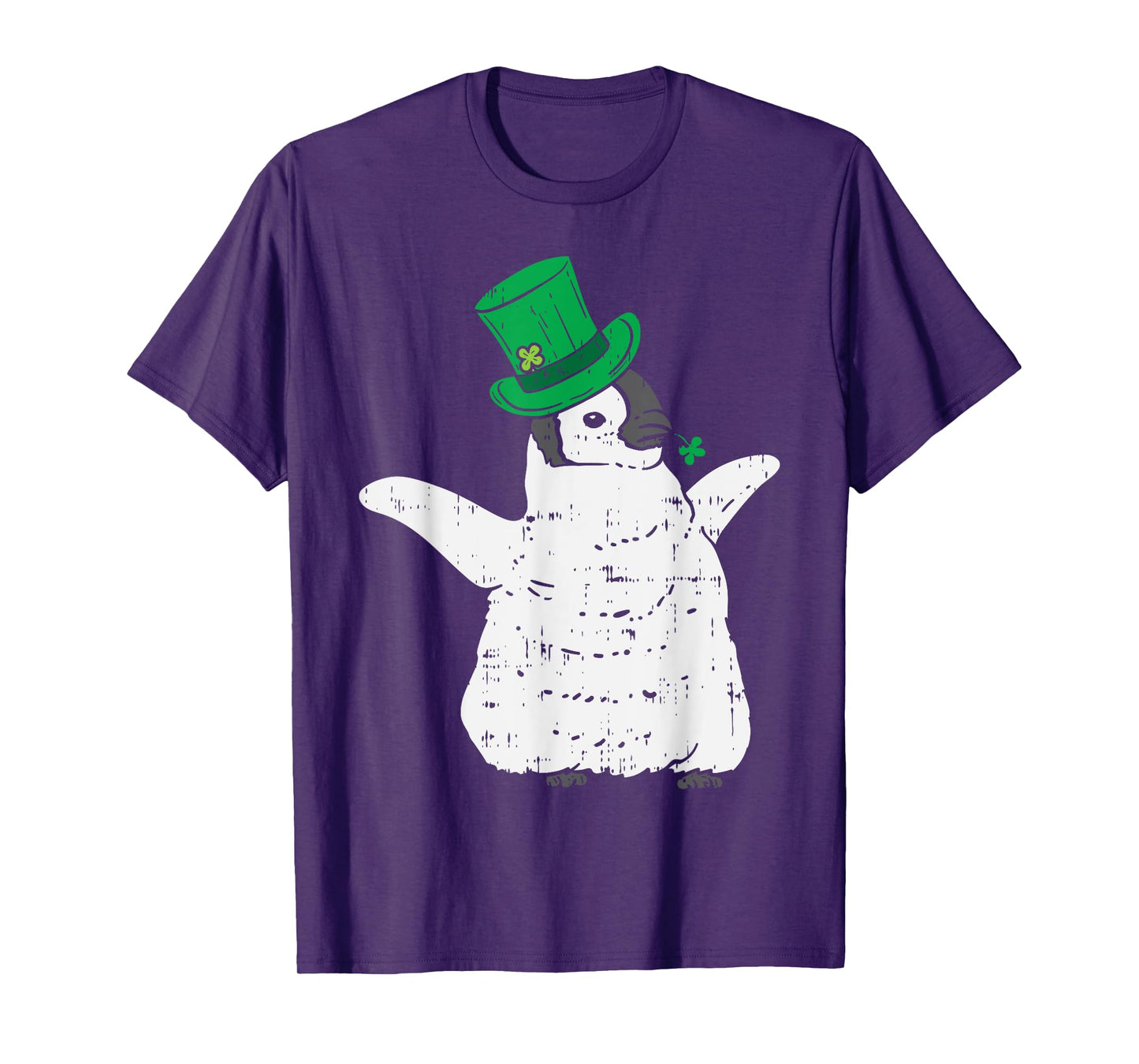 Irish Penguin Leprechaun Animal Cute Bird St Patricks Day T-Shirt