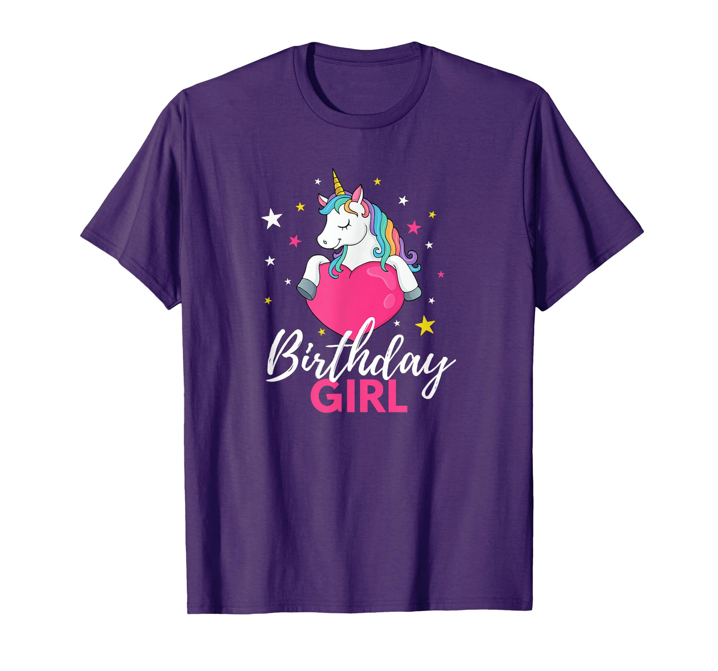 Birthday Girl Unicorn T-Shirt