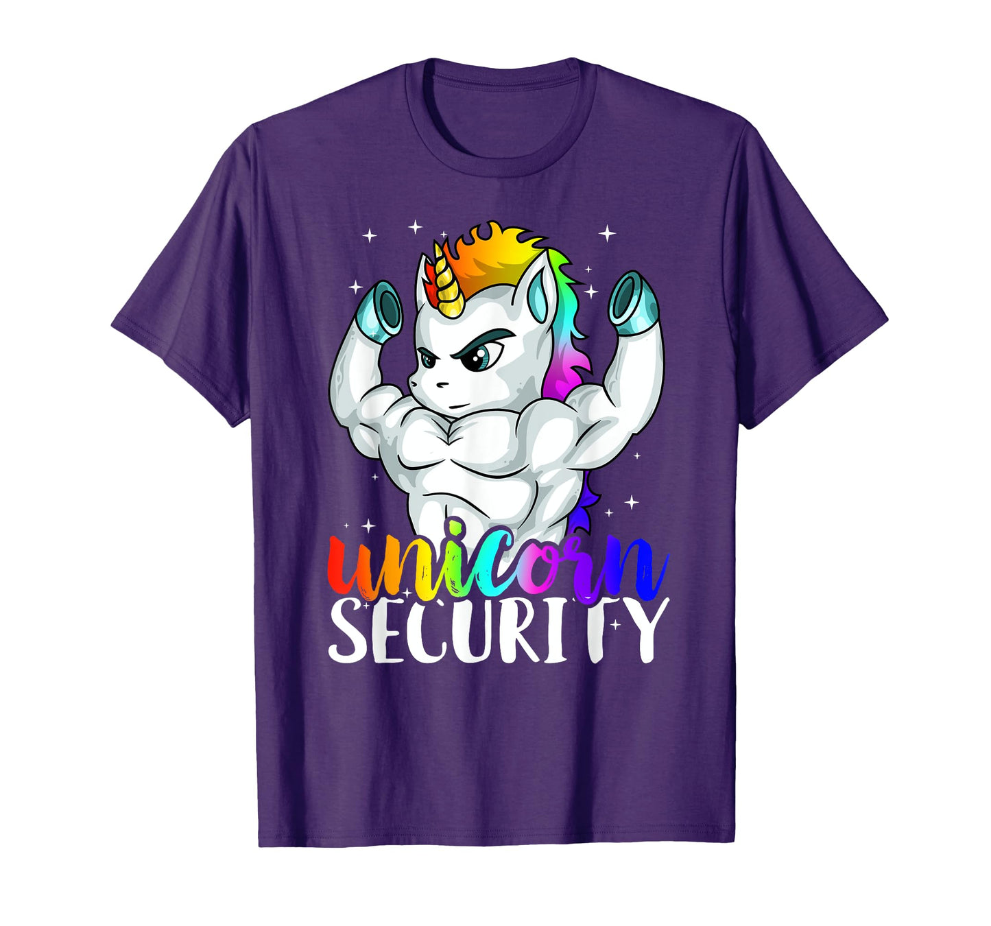 Unicorn Security Squad Muscle Tee Funny Dad Brother Gift T-Shirt