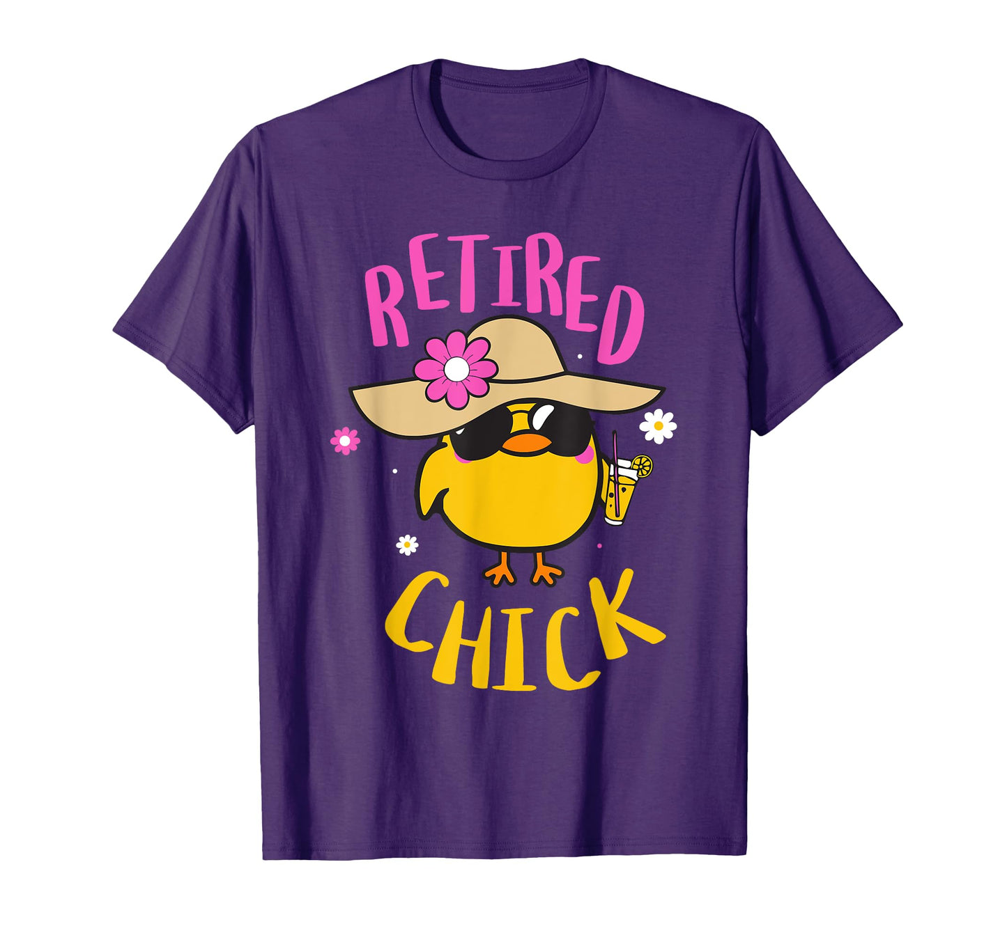 Retired Chick Pension Vacation Pensioner Retirement Chicken T-Shirt