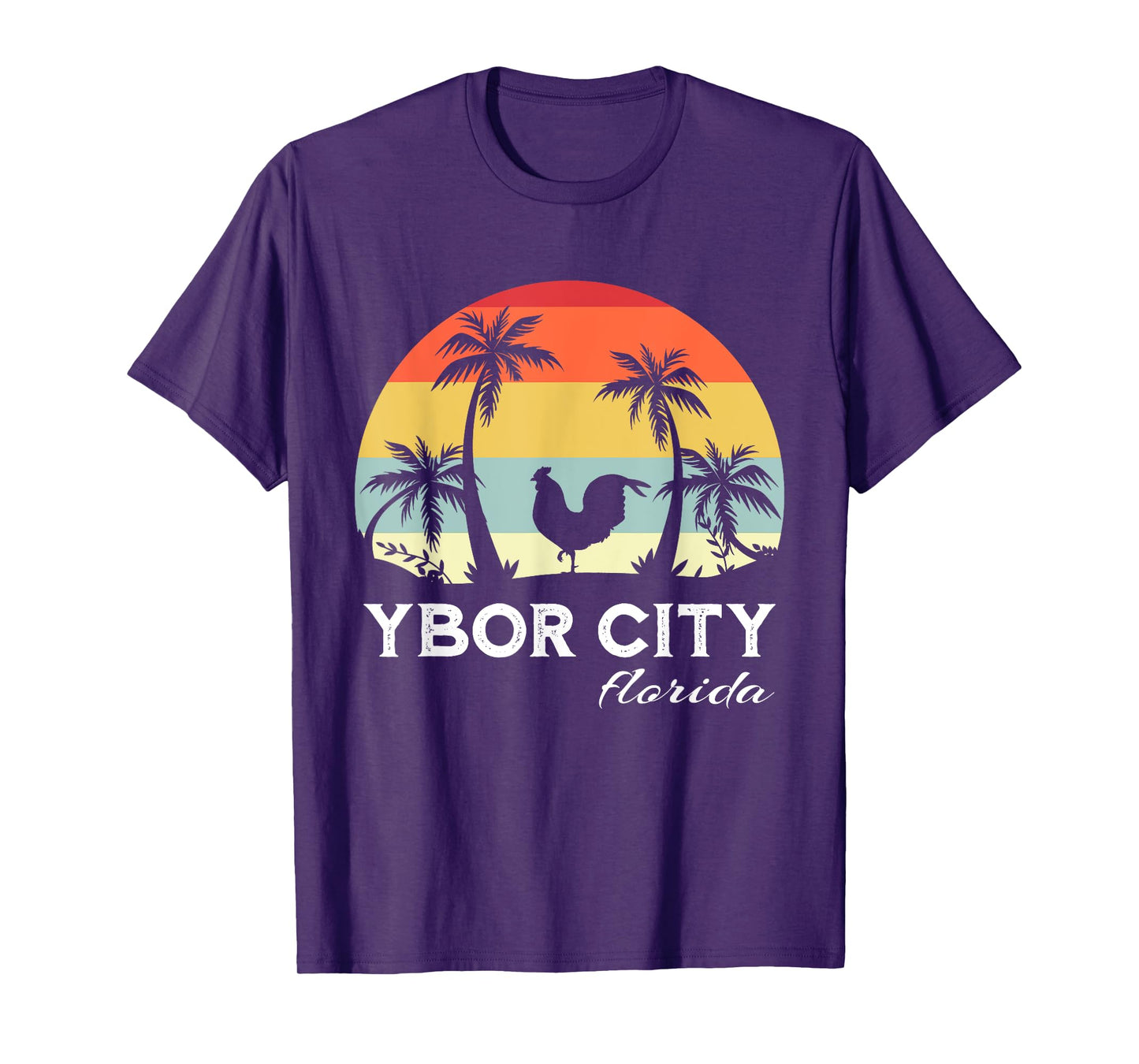 Ybor City Tampa Florida Chicken Lover Souvenir T-Shirt