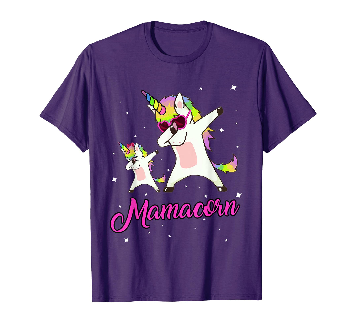 Mamacorn Unicorn Mom Mother's Day Mommy of the Unicorn Girl T-Shirt