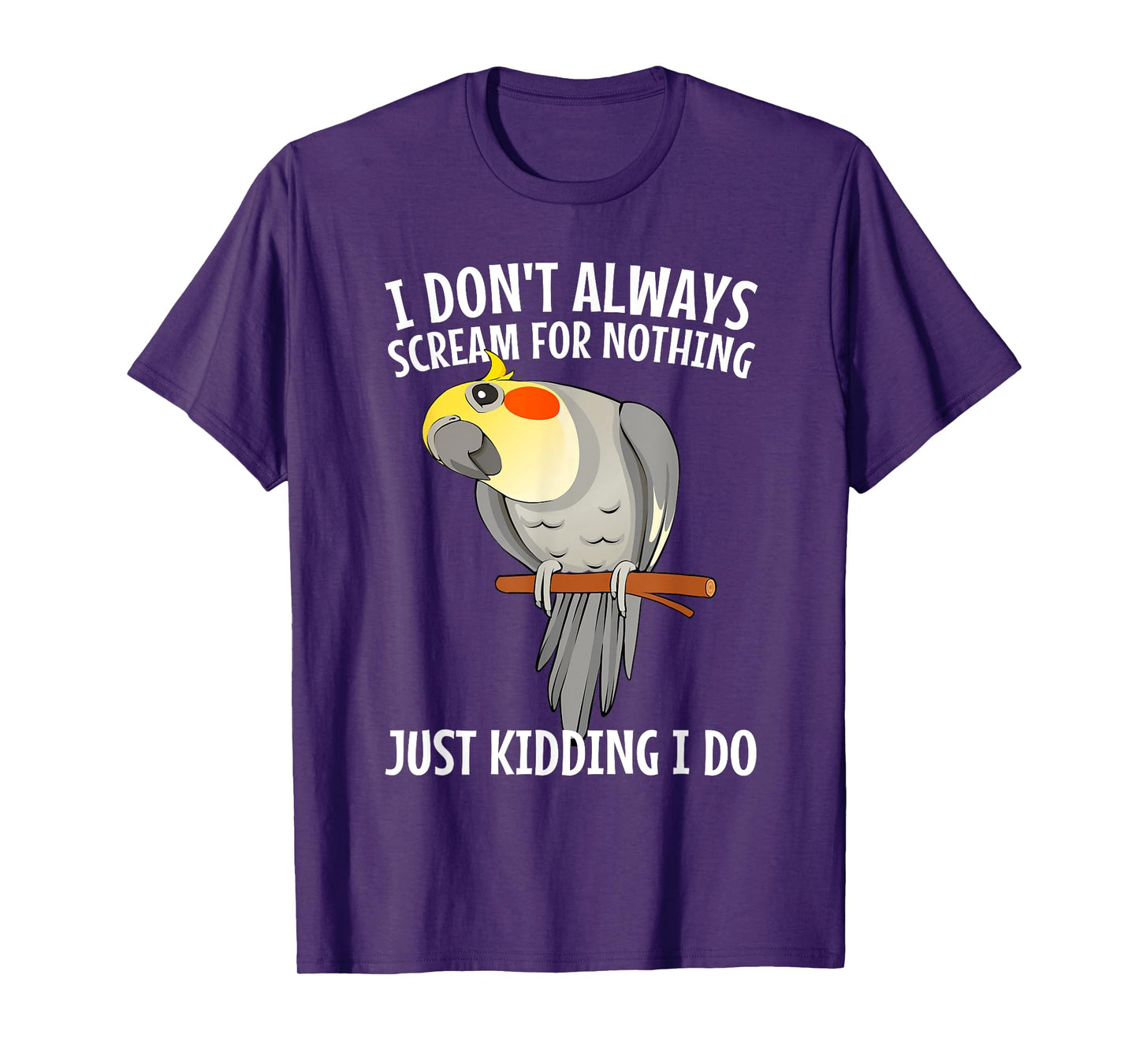 Cute Cockatiel Design For Men Women Parakeet Cockatiel Lover T-Shirt